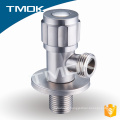 middle east bathroom toilet chromed plated polishing lead free NSF brass stem angle valve in oujia valve TMOK china three way